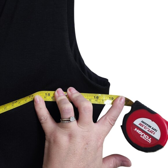 OGL PLUS Size‎ 2XL Cooling Open Back Bandless Brami Mini Dress Black Lined Bra - Picture 12 of 14